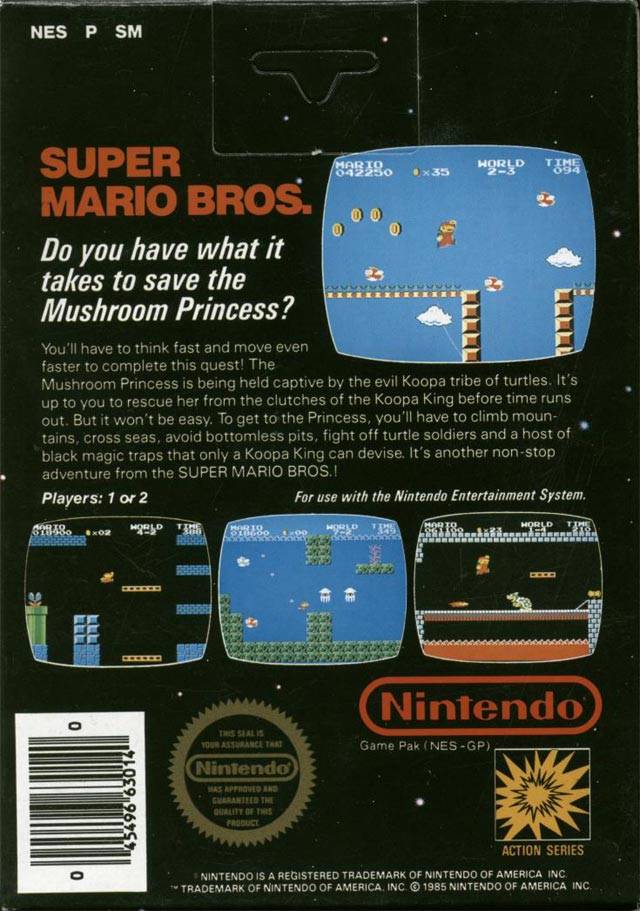 Super Mario Bros. - (NES) Nintendo Entertainment System [Pre-Owned] Video Games Nintendo   
