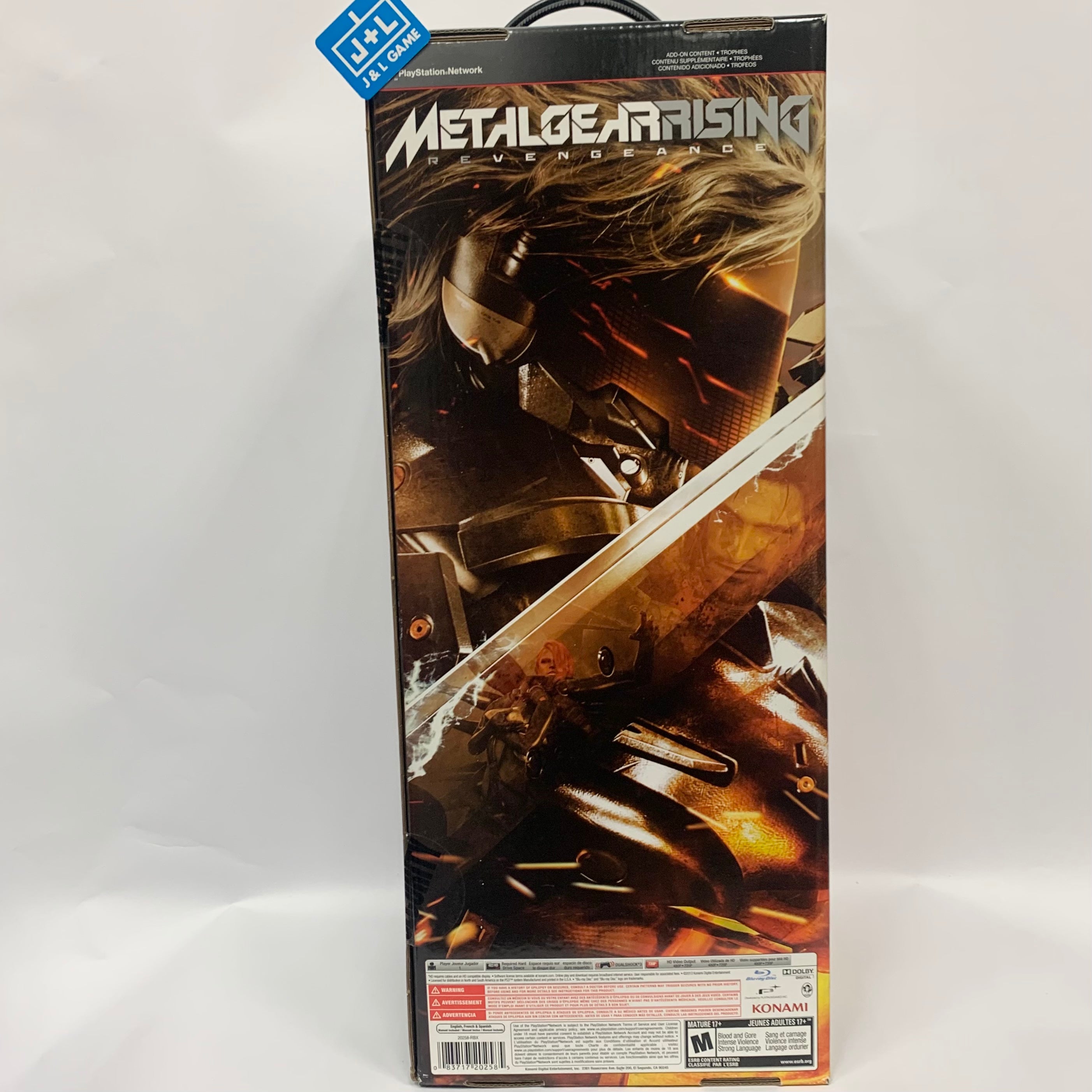 metal gear rising trophies Metal Gear Rising Revengeance Limited Edition - (PS3) PlayStation 3