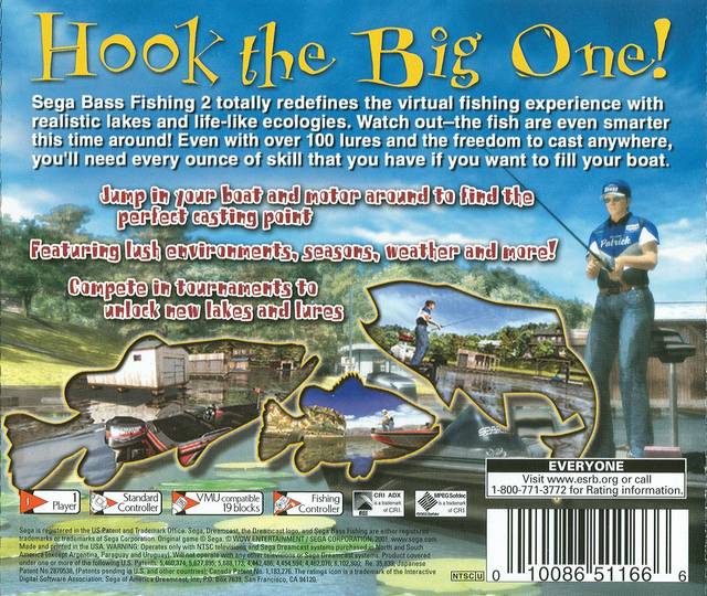 Sega Bass Fishing 2 - (DC) SEGA Dreamcast Video Games Sega   