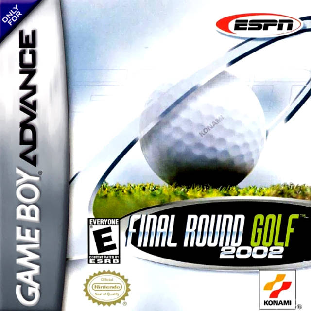 ESPN Final Round Golf 2002 - (GBA) Game Boy Advance Video Games Konami   