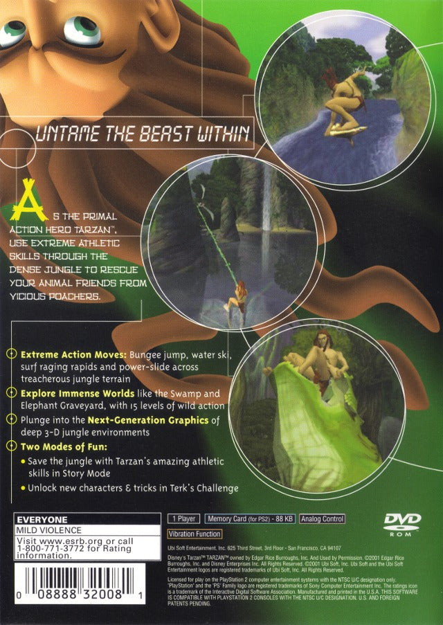 Tarzan Untamed - (PS2) PlayStation 2 [Pre-Owned] Video Games Ubisoft   