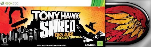 Tony Hawk: Shred (Bundle) - Xbox 360 Video Games Activision   