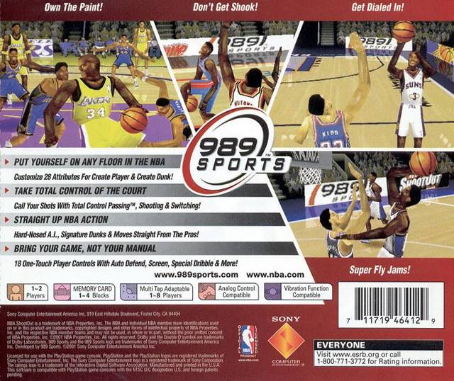 NBA ShootOut 2002 - (PS1) PlayStation 1 [Pre-Owned] | J&L Game