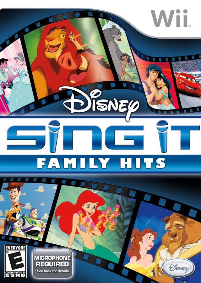 Disney Sing It: Family Hits - Nintendo Wii [Pre-Owned] Video Games Disney Interactive Studios   