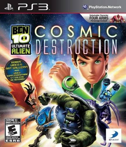 Ben 10 Ultimate Alien: Cosmic Destruction - (PS3) PlayStation 3 [Pre-Owned] Video Games D3Publisher   