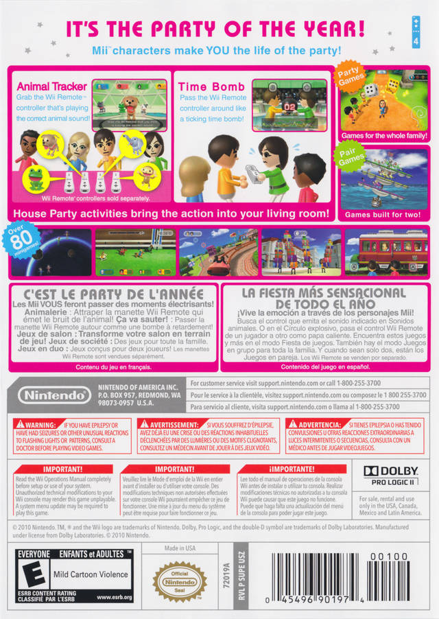 Wii Party - Nintendo Wii [Pre-Owned] | J&L Game