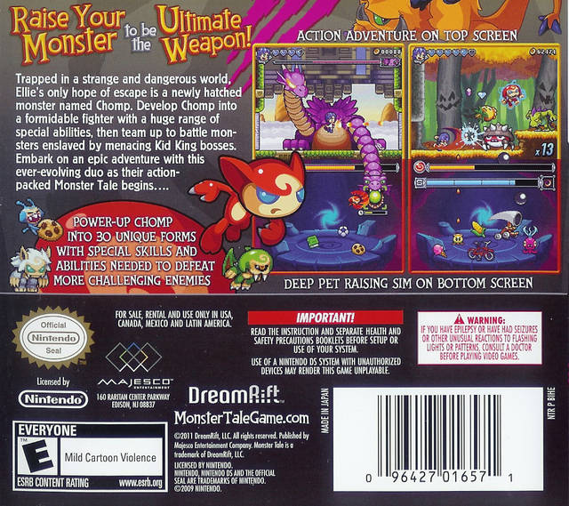Monster Tale - (Nds) Nintendo DS [Pre-Owned] Video Games Majesco   