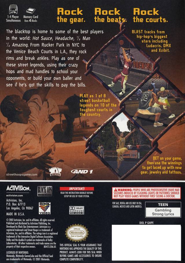 Street Hoops - (GC) GameCube [Pre-Owned] Video Games Activision   
