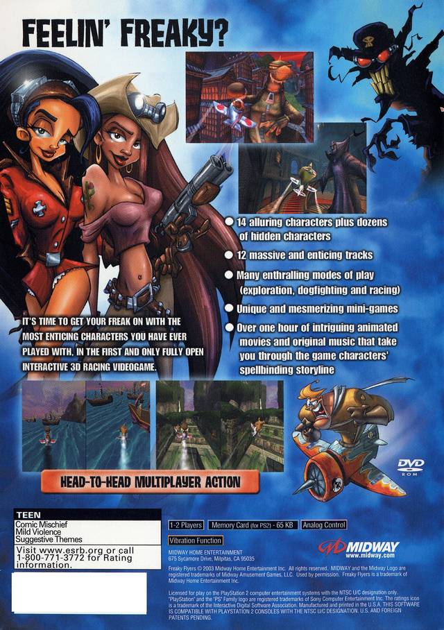 Freaky Flyers - (PS2) PlayStation 2 [Pre-Owned] Video Games Midway   