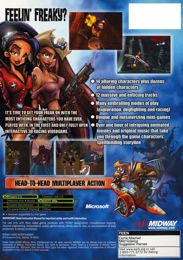 Freaky Flyers - (XB) Xbox [Pre-Owned] Video Games Midway   