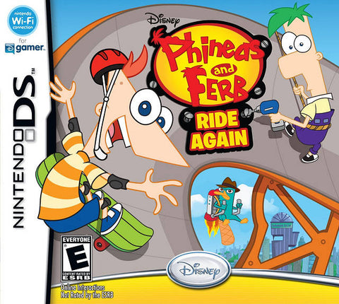 Phineas and Ferb Ride Again - (NDS) Nintendo DS Video Games Disney Interactive Studios   