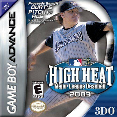 High Heat Major League Baseball 2003 - (GBA) Game Boy Advance [Pre-Owned] Video Games 3DO   