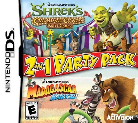 DreamWorks 2-in-1 Party Pack - Nintendo DS Video Games Activision   