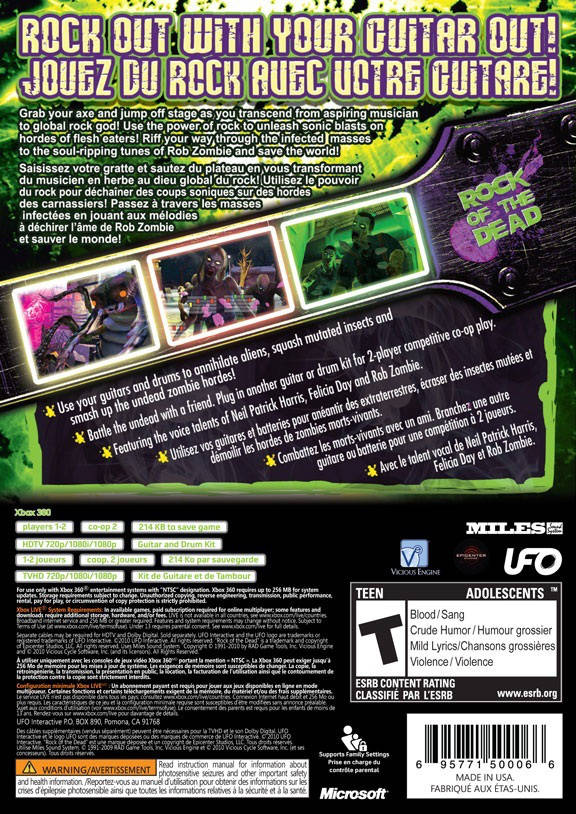 Rock of the Dead - (PS3) PlayStation 3 [Pre-Owned] Video Games Conspiracy Entertainment   