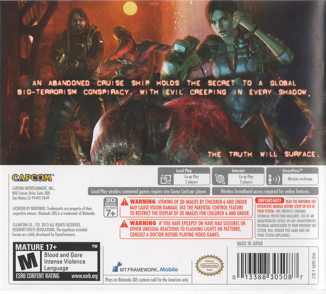 Resident Evil Revelations - Nintendo 3DS [Pre-Owned] Video Games Capcom   