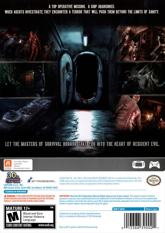Resident Evil: Revelations - Nintendo Wii U [Pre-Owned] Video Games Capcom   