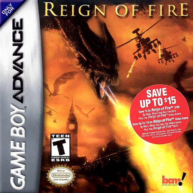 Reign of Fire - (GBA) Game Boy Advance [Pre-Owned] Video Games Bam Entertainment   