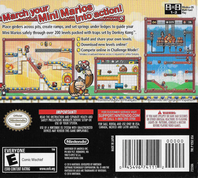 Mario vs. Donkey Kong: Mini-Land Mayhem - (NDS) Nintendo DS [Pre-Owned] Video Games Nintendo   