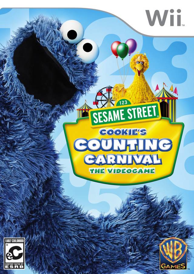 Sesame Street: Cookie's Counting Carnival - Nintendo Wii Video Games Warner Bros. Interactive Entertainment   