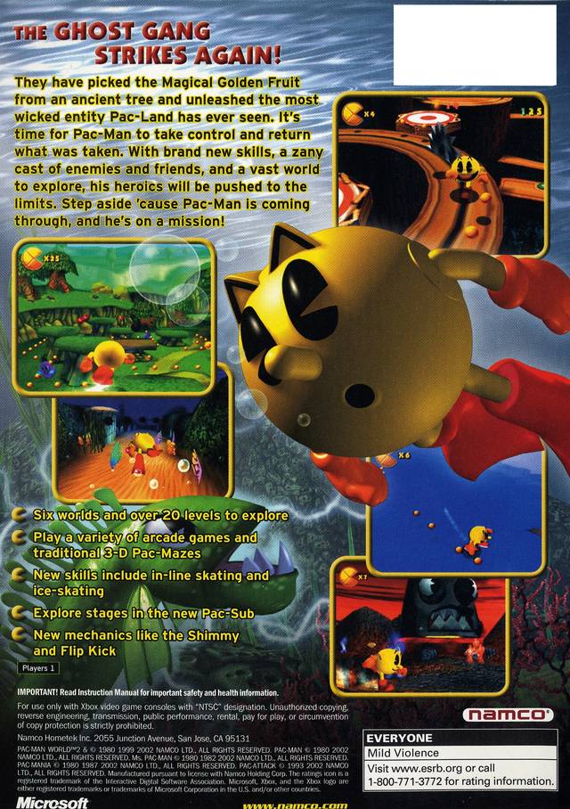 Pac-Man World 2 - (XB) Xbox [Pre-Owned] Video Games Namco   