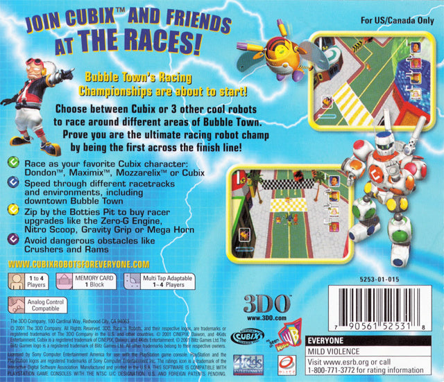 Cubix: Robots For Everyone - Race 'N Robots - (PS1) PlayStation 1 [Pre-Owned] Video Games 3DO   