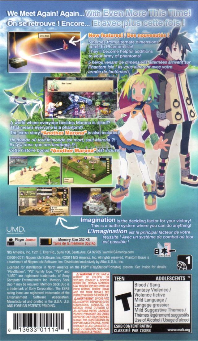 Phantom Brave: The Hermuda Triangle - Sony PSP [Pre-Owned] | J&L Game