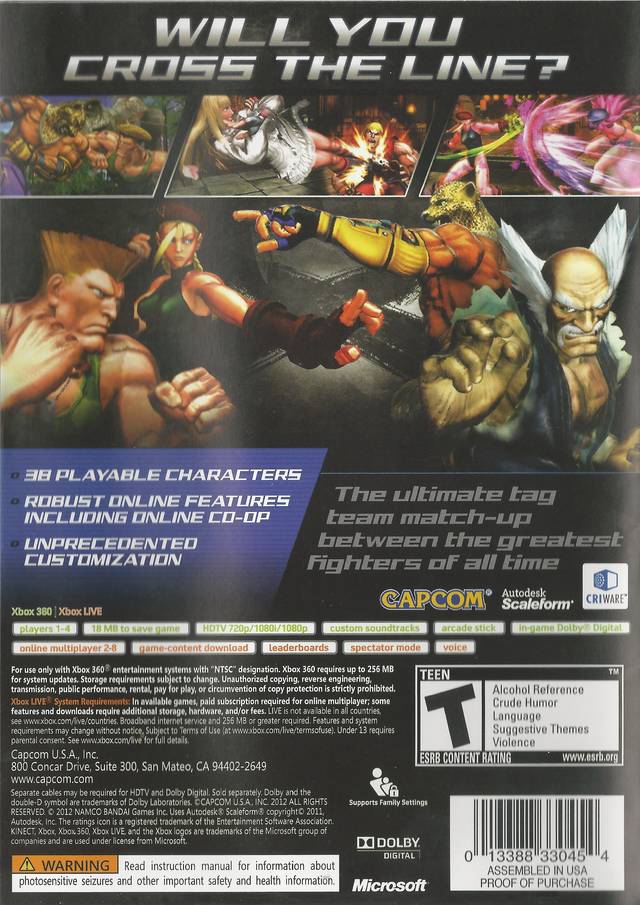 Street Fighter X Tekken - Xbox 360 [Pre-Owned] Video Games Capcom   