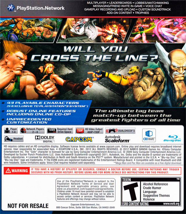 Street Fighter X Tekken (Special Edition) - (PS3) PlayStation 3 Video Games Capcom   