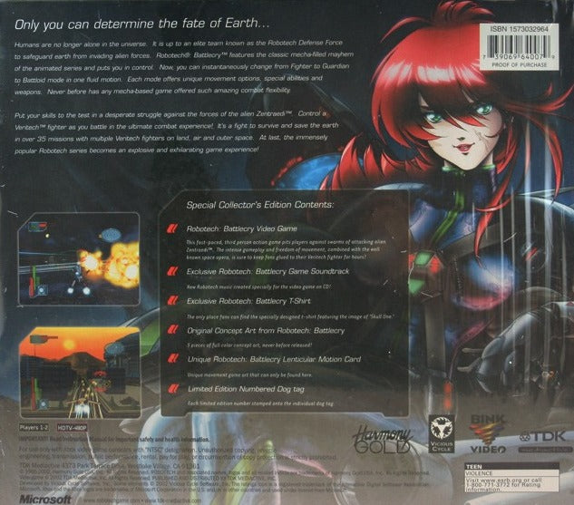 Robotech: Battlecry (Collector's Edition) - Xbox Video Games TDK Mediactive   