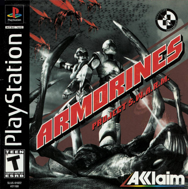 Armorines: Project S.W.A.R.M. - (PS1) PlayStation 1 Video Games Acclaim   