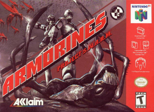 Armorines: Project S.W.A.R.M. - (N64) Nintendo 64 [Pre-Owned] Video Games Acclaim   