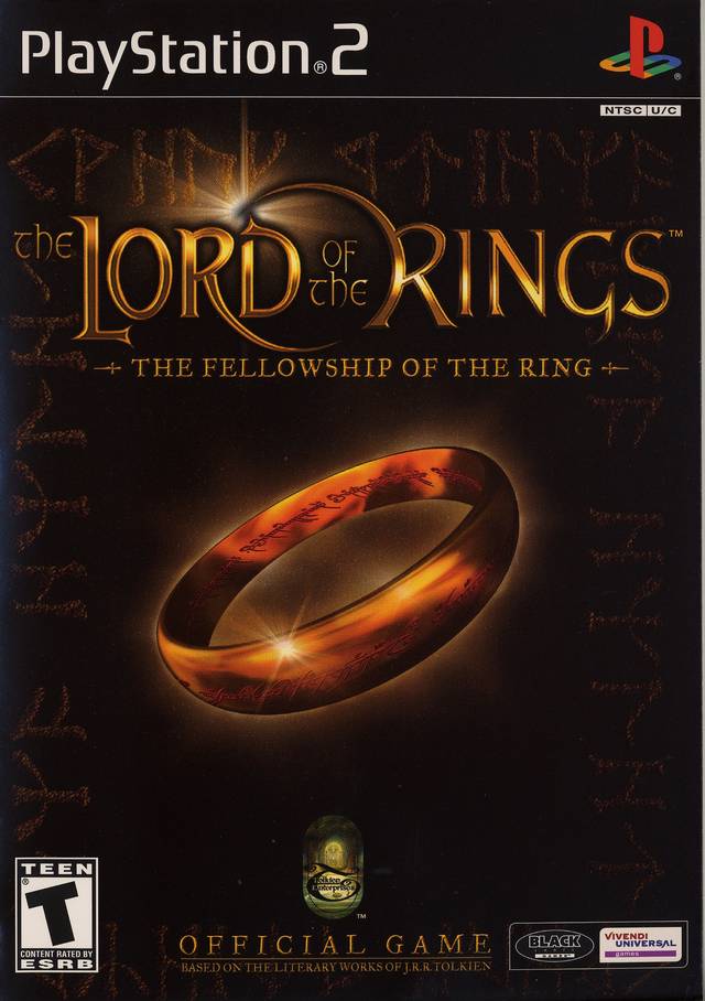 The Lord of the Rings: The Fellowship of the Ring - (PS2) PlayStation 2 [Pre-Owned] Video Games Black Label Games   