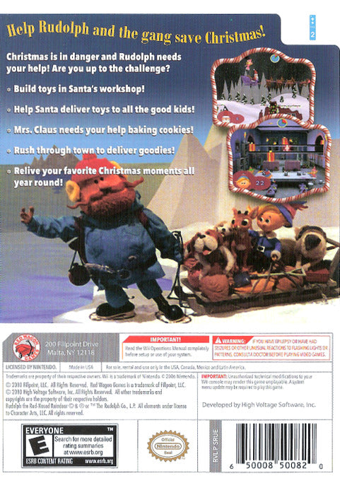 Rudolph the Red-Nosed Reindeer - Nintendo Wii [Pre-Owned] Video Games Red Wagon Games   