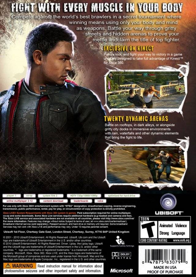 Fighters Uncaged (Kinect Required) - Xbox 360 [Pre-Owned] Video Games Ubisoft   