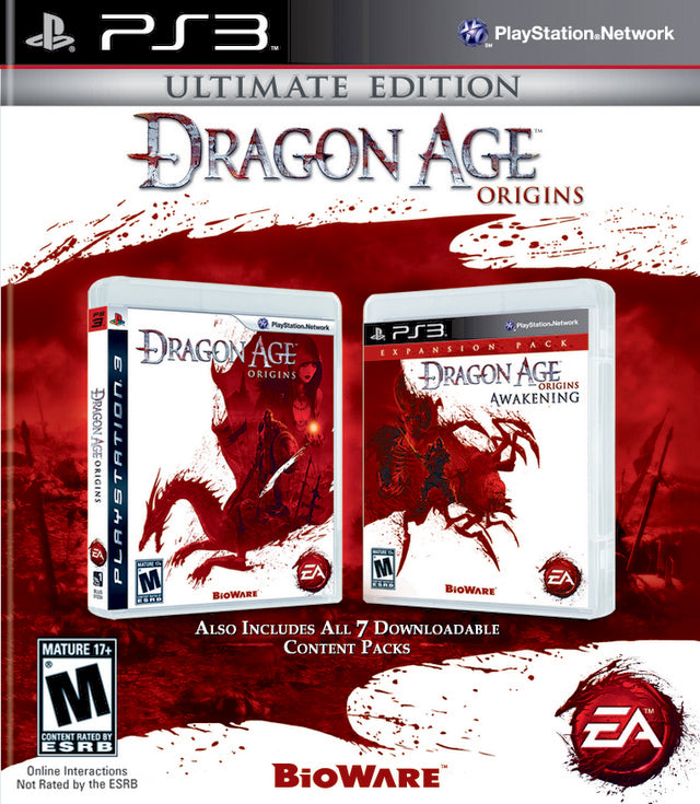 Dragon Age: Origins - Ultimate Edition - (PS3) PlayStation 3 [Pre-Owned] Video Games Electronic Arts   