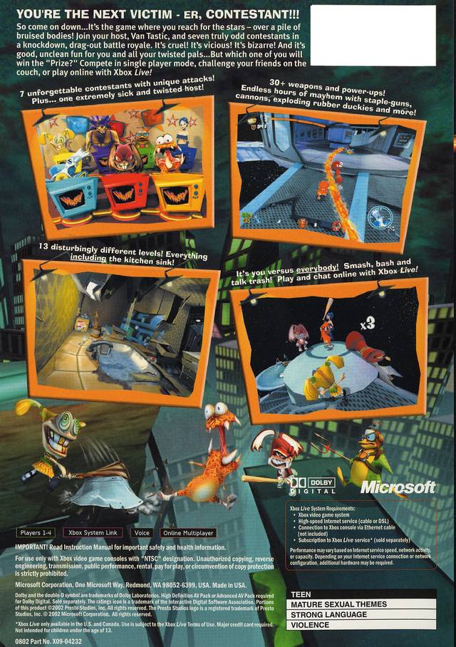 Whacked! - (XB) Xbox [Pre-Owned] Video Games Microsoft Game Studios   
