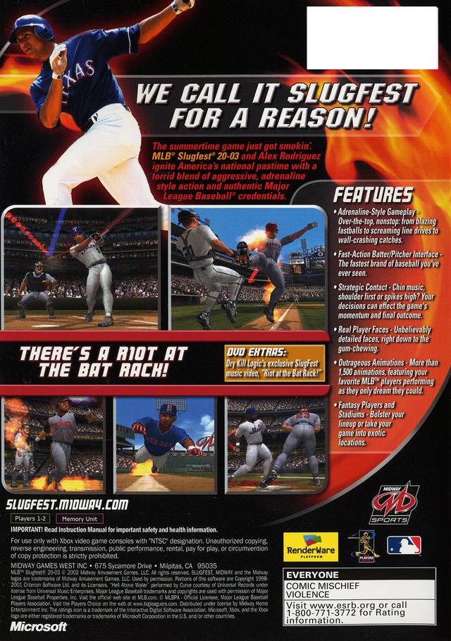 MLB Slugfest 20-03 - (XB) Xbox [Pre-Owned] Video Games Midway   