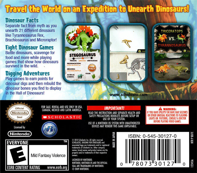Digging for Dinosaurs - (NDS) Nintendo DS [Pre-Owned] Video Games CokeM Interactive   