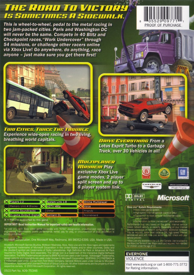 Midtown Madness 3 Xbox Clásico | Meses sin interés Midtown Madness 3 Xbox Clásico | Meses sin interés
