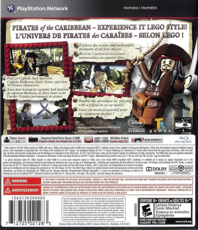 LEGO Pirates of the Caribbean: The Video Game - (PS3) PlayStation 3 [Pre-Owned] Video Games Disney Interactive Studios   