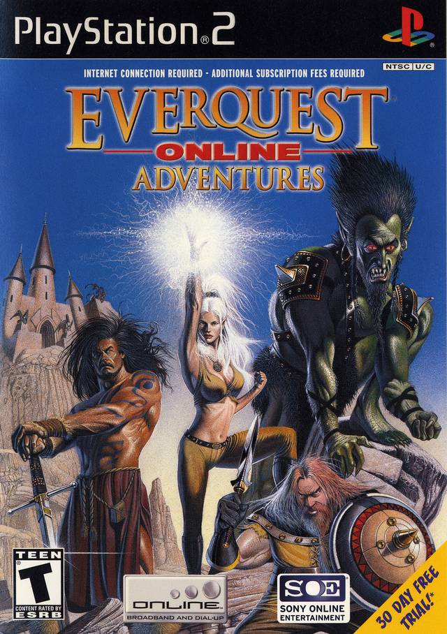 EverQuest Online Adventures - (PS2) PlayStation 2 Video Games Sony Online Entertainment   
