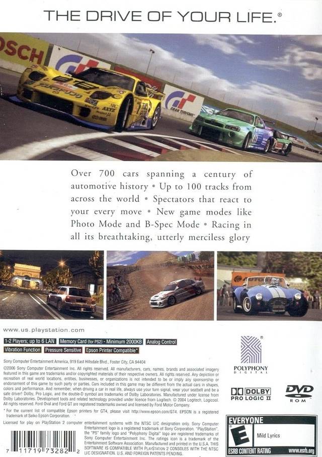 Gran Turismo 4 (Greatest Hits) - (PS2) PlayStation 2 [Pre-Owned] Video Games SCEA   