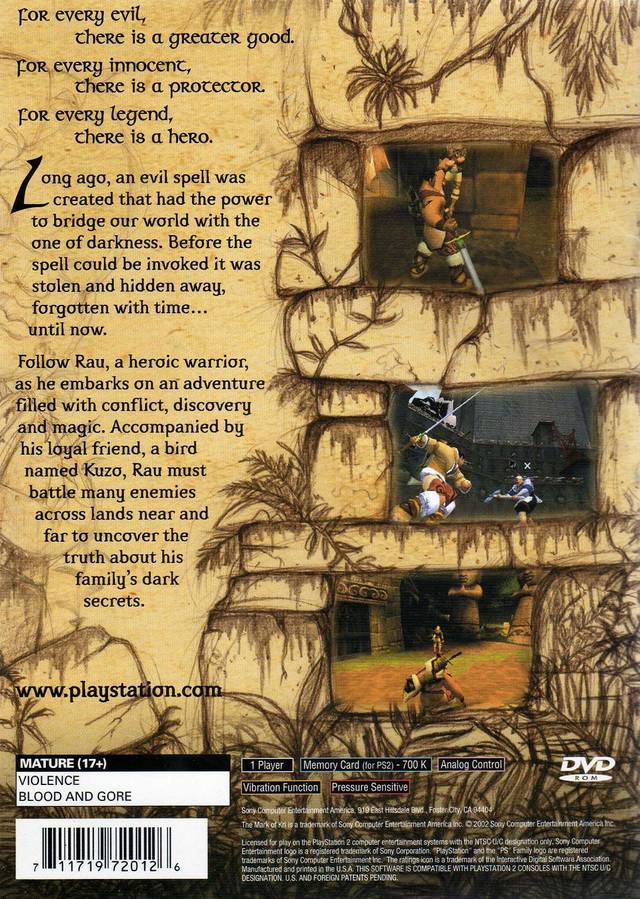 The Mark of Kri - (PS2) PlayStation 2 [Pre-Owned] Video Games SCEA   