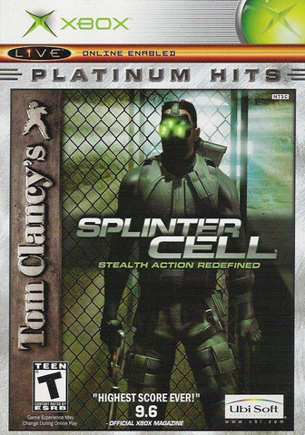 Tom Clancy's Splinter Cell (Platinum Hits) - Xbox Video Games Ubisoft   