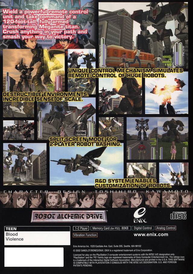 Robot Alchemic Drive - (PS2) PlayStation 2 [Pre-Owned] Video Games Enix Corporation   