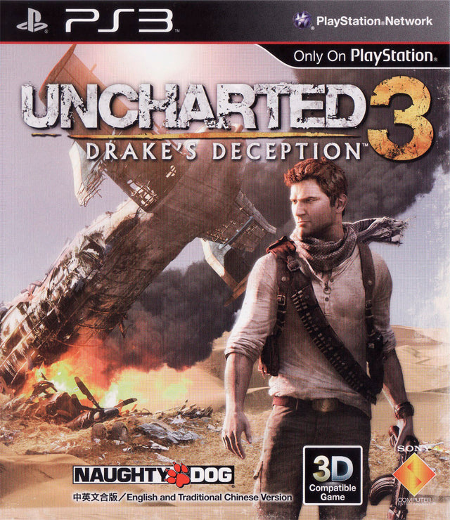 Uncharted 3: Drake's Deception - (PS3) PlayStation 3 [Pre-Owned] (Asia Import) Video Games Sony   