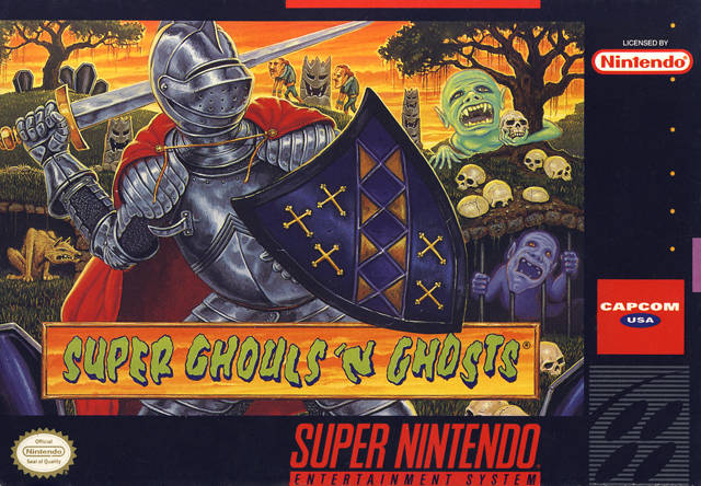 Super Ghouls 'n Ghosts - (SNES) Super Nintendo [Pre-Owned] Video Games Capcom   