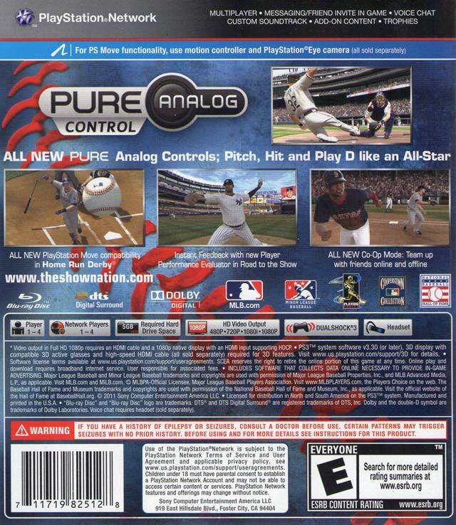 MLB 11: The Show - (PS3) PlayStation 3 [Pre-Owned] | J&L Game