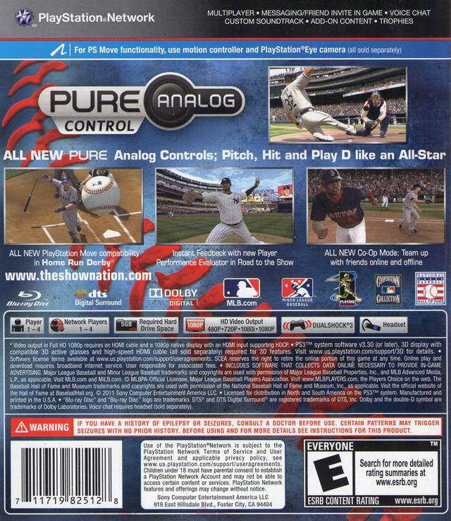 MLB 11: The Show - (PS3) PlayStation 3 [Pre-Owned] Video Games SCEA   