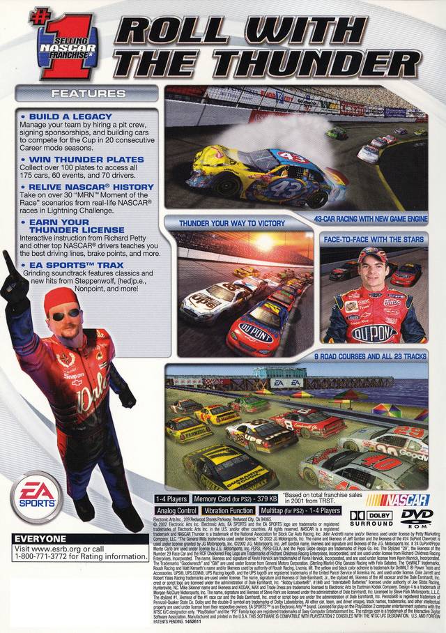 NASCAR Thunder 2003 - (PS2) PlayStation 2 [Pre-Owned] Video Games EA Sports   